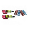 Red Aluminum Shocks w/  Piggyback 65mm 2PCS