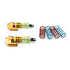 Golden Aluminum Shocks w/ Piggyback 70MM 2PCS [58670A]