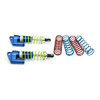 Navy-blue Aluminum Shocks w/  Piggyback 80mm 2PCS