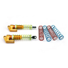 Golden Aluminum Shocks w/  Piggyback 85mm 2PCS [58685A]