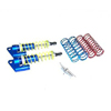 Navy-blue Aluminum Shocks w/  Piggyback85mm 2PCS