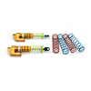 Golden Aluminum Shocks w/  Piggyback 90mm 2PCS [58690A]