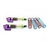 Purple Aluminum Shocks w/  Piggyback 90mm 2PCS [58690P]