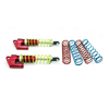 Red Aluminum Shocks w/  Piggyback 90mm 2PCS