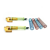 Golden Aluminum Shocks w/  Piggyback 95mm 2PCS [58695A]