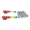 Red Aluminum Shocks w/  Piggyback 95mm 2PCS [58695R]