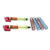 Red Aluminum Shocks w/  Piggyback 105mm 2PCS [58705R]