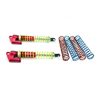 Red Aluminum Shocks w/  Piggyback 110mm 2PCS [58710R]