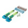 Blue Aluminum Shocks w/  Piggyback 115mm 2PCS