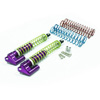Purple Aluminum Shocks w/  Piggyback 115mm 2PCS [58715P]