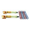 Golden Aluminum Shocks w/  Piggyback 120mm 2PCS