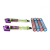 Purple Aluminum Shocks w/  Piggyback 120mm 2PCS [58720P]