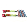 Red Aluminum Shocks w/  Piggyback 120mm 2PCS [58720R]