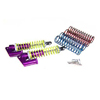 Purple Aluminum Shocks w/  Piggyback 105mm 2PCS(1/8, 105mm) [58805P]