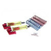 Red Aluminum Shocks w/  Piggyback 105mm 2PCS(1/8, 105mm) [58805R]