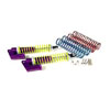 Purple Aluminum Shocks w/Piggyback 110mm   2PCS(1/8, 110mm)