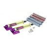 Purple Aluminum Shocks w/  Piggyback 115mm 2PCS（1/8,115mm） [58815P]