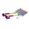 Purple Aluminum Shocks w/  Piggyback 120mm 2PCS（1/8,120mm） [58820P]