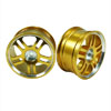 Golden 5 Dual-spoke Aluminum Wheels 1 pair(1/10 Car)