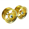 Golden 5 Dual-spoke Aluminum Wheels 1 pair(1/10 Car)
