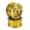 Golden 5 Dual-spoke Aluminum Wheels 1 pair(1/10 Car) [8115A1]