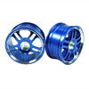 Blue 5 Dual-spoke Aluminum Wheels 1 pair(1/10 Car)