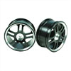 Black 5 Dual-spoke Aluminum Wheels 1 pair(1/10 Car)