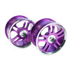 Purple 5 Dual-spoke Aluminum Wheels 1 pair(1/10 Car)