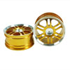 Golden 6 Dual-spoke Aluminum Wheels 1 pair(1/10 Car)