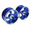 Blue 5-spoke Aluminum Wheels 1 pair(1/10 Car)