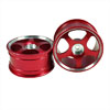 Red 5-spoke Aluminum Wheels 1 pair(1/10 Car)