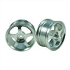 Silver 5-spoke Aluminum Wheels 1 pair(1/10 Car)