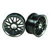 Black 10 Y-spoke Aluminum Wheels 1 Pair(1/10 Car)