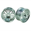 Silver 10 Y-spoke Aluminum Wheels 1 Pair(1/10 Car)