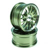 Titanium 10 Y-spoke Aluminum Wheels 1 Pair(1/10 Car) [8118T1]