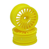 Yellow 20 Spoke Wheels 1 pair(1/10 Car)