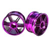 Purple 6 dual-spoke Painted Wheels 1 pair(1/10 Car)