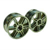 Titanium 6 dual-spoke Painted Wheels 1 pair(1/10 Car)