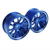 Blue Aluminum 7 Y-spoke Wheels 1 pair-3&deg;(1/10 Car)