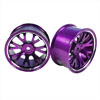 Purple Aluminum 7 Y-spoke Wheels 1 pair-3&deg;(1/10 Car)