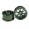 Titanium Color Aluminum 7 Y-spoke Wheels 1 pair-3&deg;(1/10 Car)