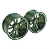 Titanium Color Aluminum 7 Y-spoke Wheels 1 pair-3&deg;(1/10 Car)