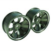 Titanium Color Aluminum 8-spoke Wheels 1 pair-4&deg;(1/10 Car)