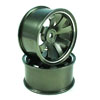 Titanium Color Aluminum 8-spoke Wheels 1 pair-4&deg;(1/10 Car)