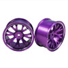 Purple Aluminum 7 Y-spoke Wheels 1 pair-4&deg;(1/10 Car)