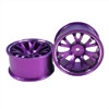 Purple Aluminum 7 Y-spoke Wheels 1 pair-4&deg;(1/10 Car)