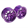 Purple Aluminum 7 Y-spoke Wheels 1 pair-4&deg;(1/10 Car)