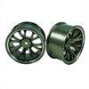 Titanium Color Aluminum 7 Y-spoke Wheels 1 pair-4&deg;(1/10 Car)