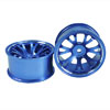 Blue Aluminum 7 Y-spoke Wheels 1 pair-5&deg;(1/10 Car)