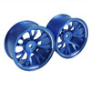 Blue Aluminum 7 Y-spoke Wheels 1 pair-5&deg;(1/10 Car)